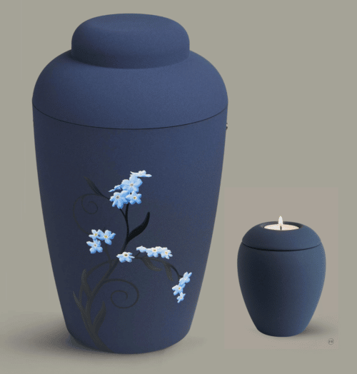 soft miljøvenlig urne med mindelys